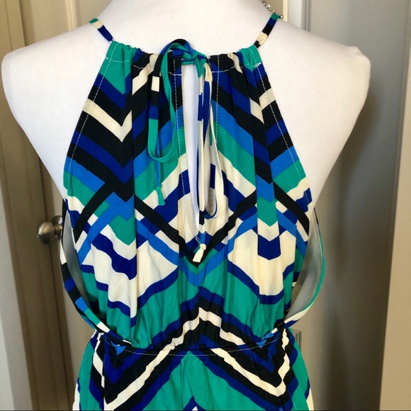 Francesca’s 🎀 Chevron Halter Dress - M - Picture 6 of 8